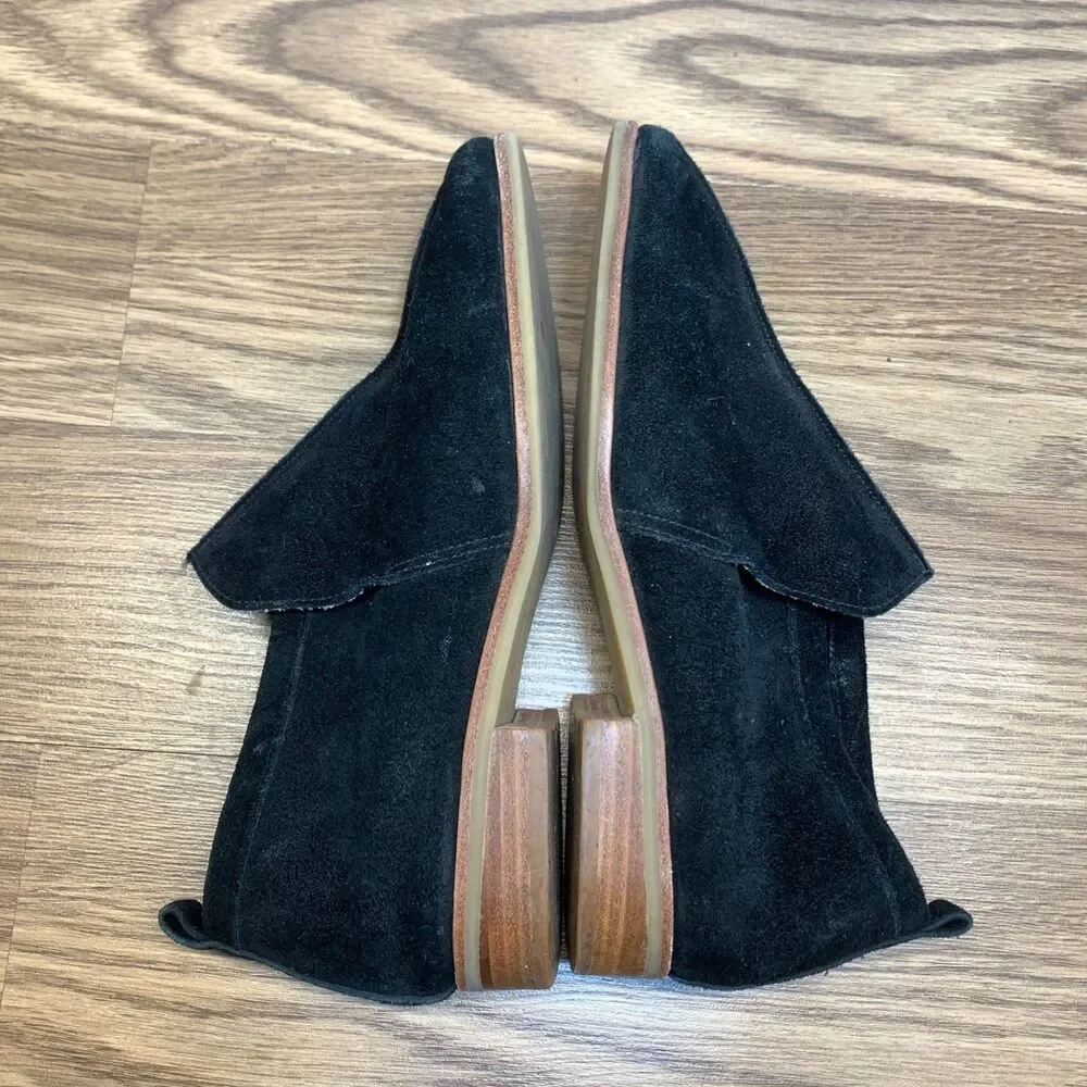 Bird of Flight Riley Ankle Shoes Women's Size 6 Suede‎ Leather Slip On Bootie